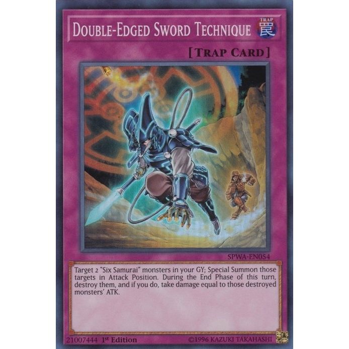 Image for Double-Edged Sword Technique (SPWA-EN054) (SPWA) - YuGiOh