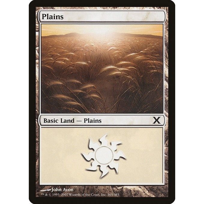 Image for Plains (365) (365) (10E) - Magic: The Gathering