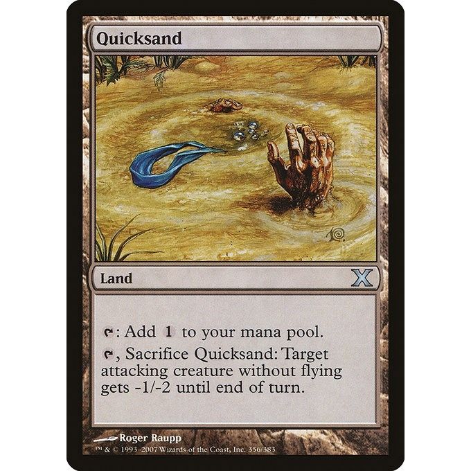 Image for Quicksand (356) (10E) - Magic: The Gathering