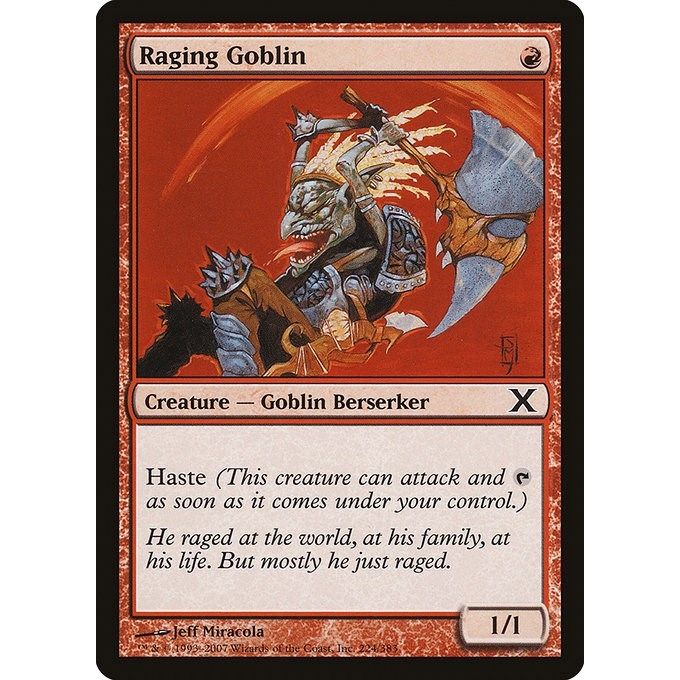 Image for Raging Goblin (224) (10E) - Magic: The Gathering
