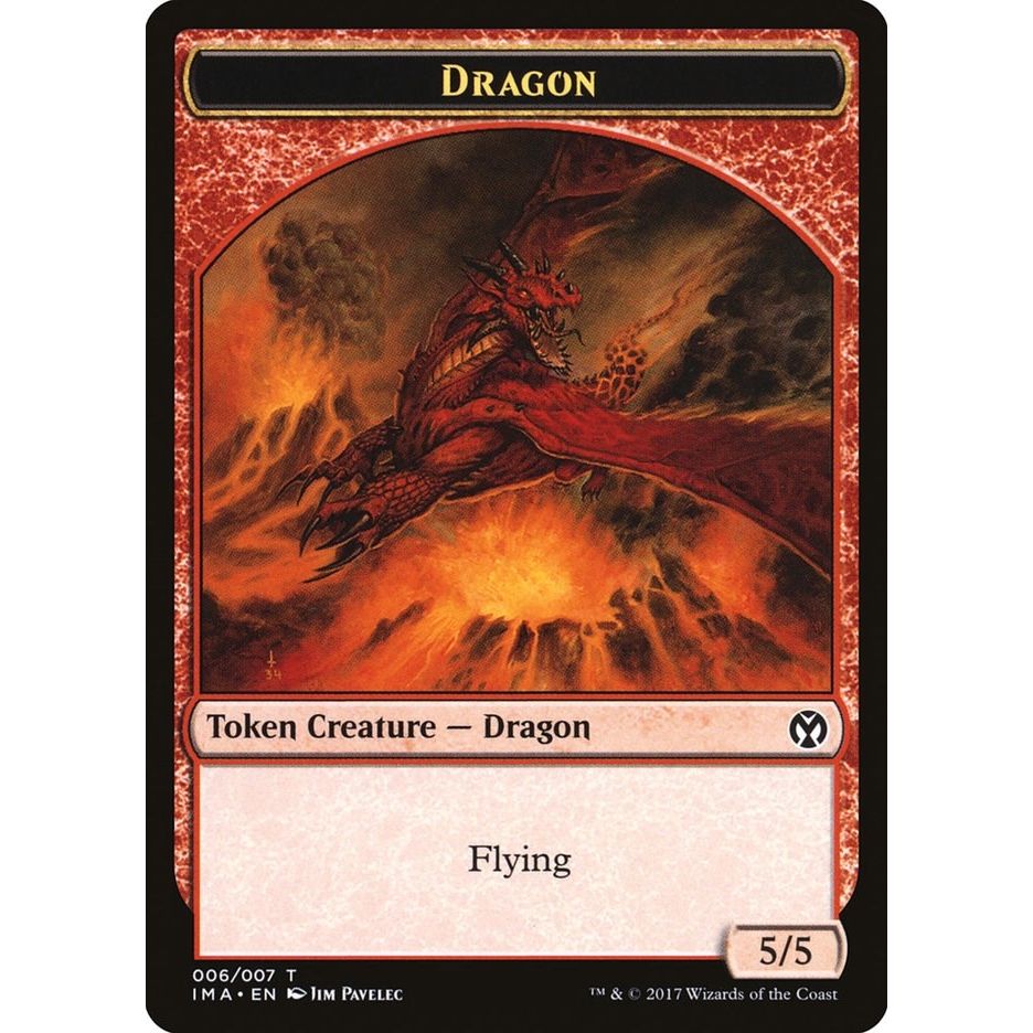 Image for Dragon Token (006) (6) (IMA) - Magic: The Gathering