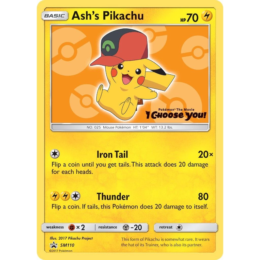 Image for Ash's Pikachu - SM110 (SM110) (SMP) - Pokemon