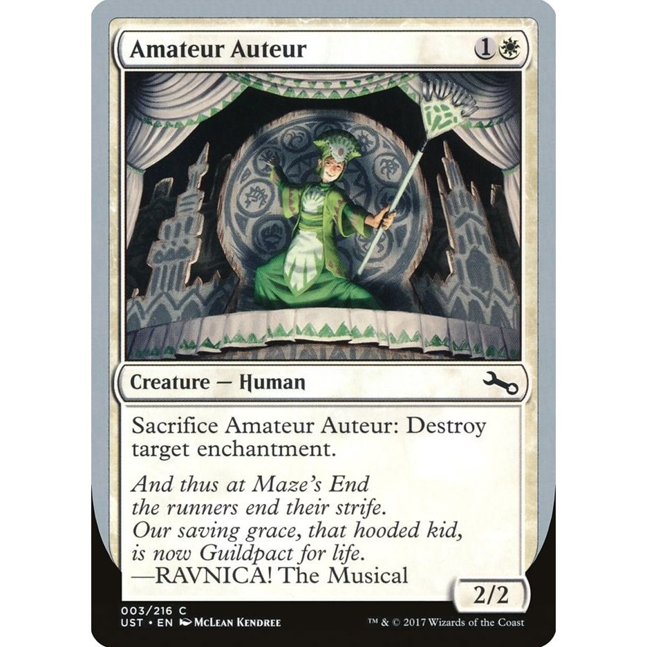 Image for Amateur Auteur (A) (3) (UST) - Magic: The Gathering