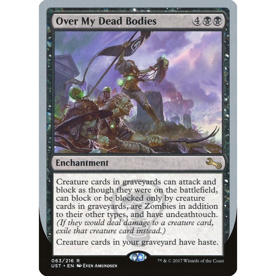 Image for Over My Dead Bodies (63) (UST) - Magic: The Gathering