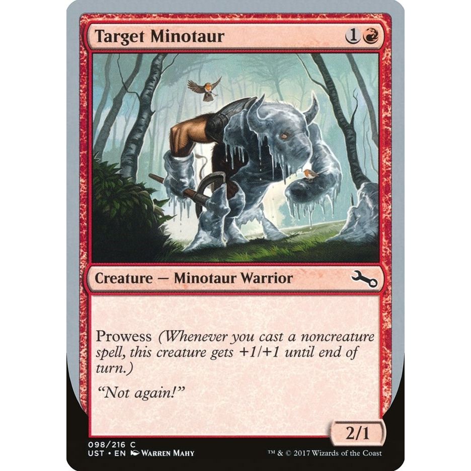 Image for Target Minotaur (A) (98) (UST) - Magic: The Gathering