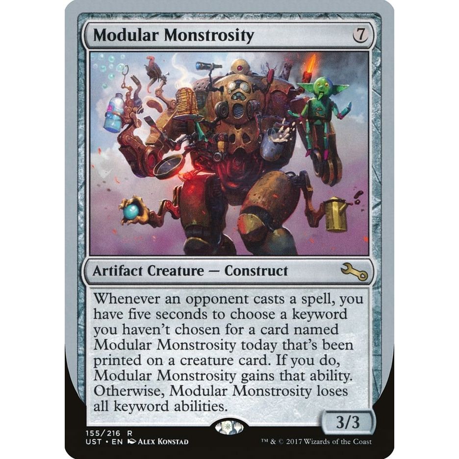 Image for Modular Monstrosity (155) (UST) - Magic: The Gathering