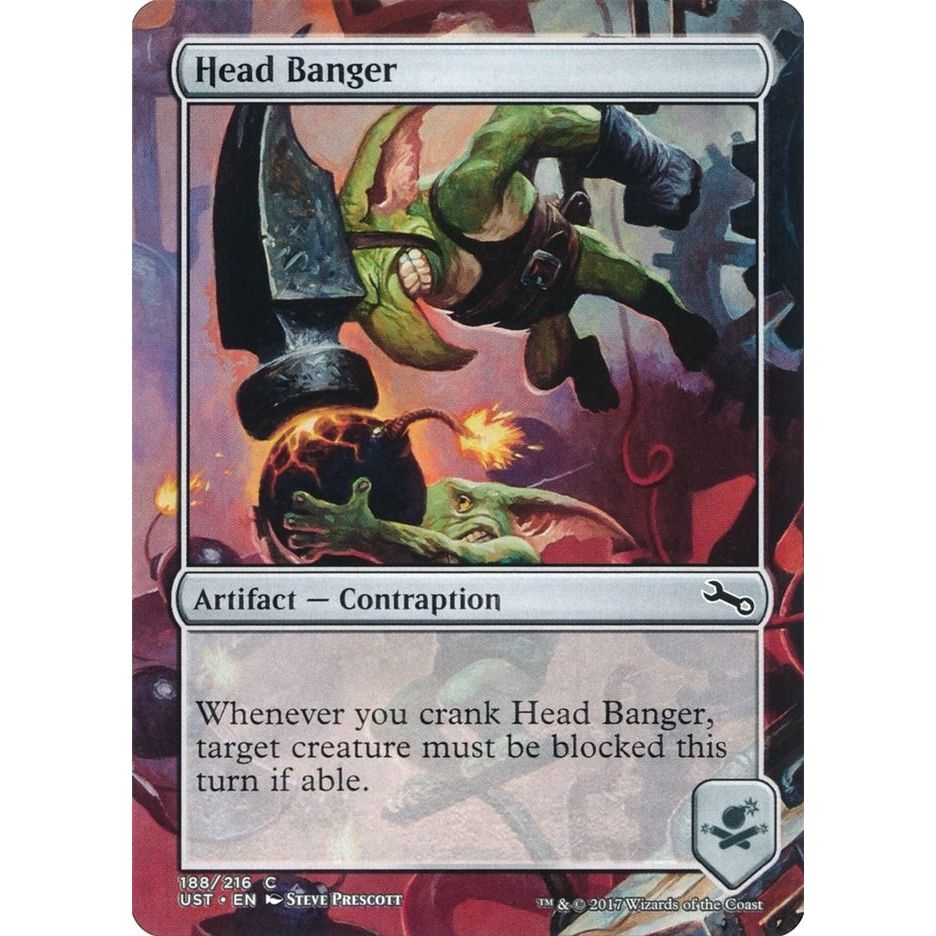 Image for Head Banger (188) (UST) - Magic: The Gathering