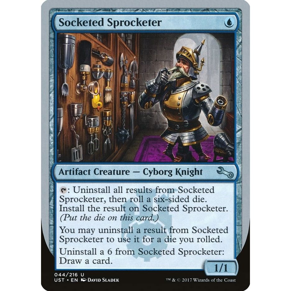 Image for Socketed Sprocketer (44) (UST) - Magic: The Gathering