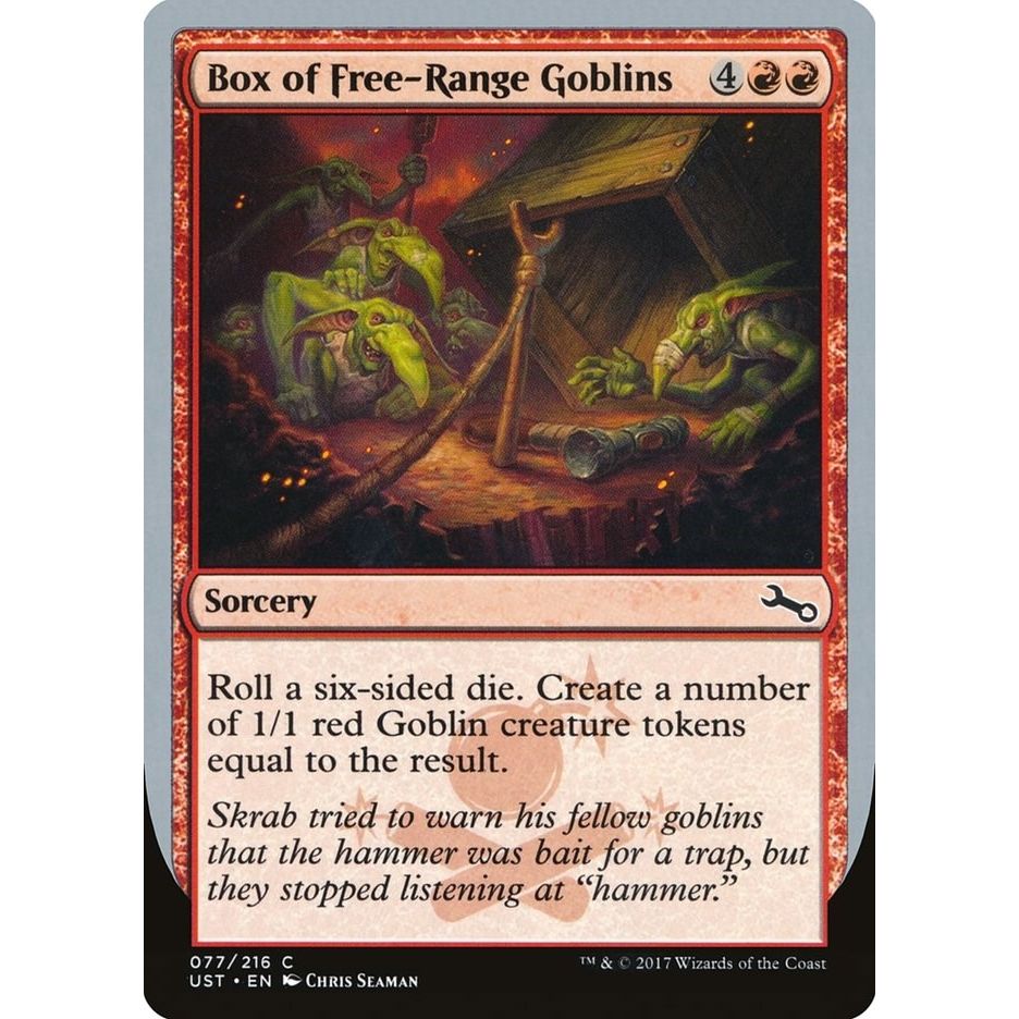 Image for Box of Free-Range Goblins (77) (UST) - Magic: The Gathering