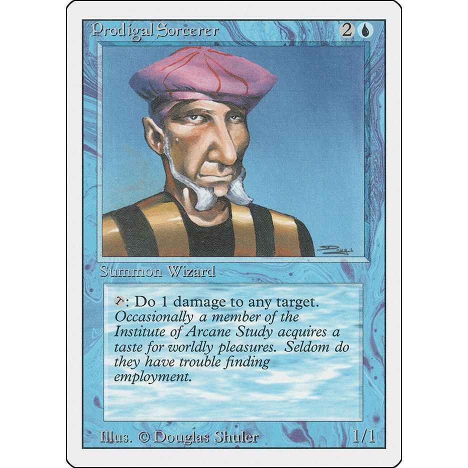 Image for Prodigal Sorcerer (3ED) - Magic: The Gathering