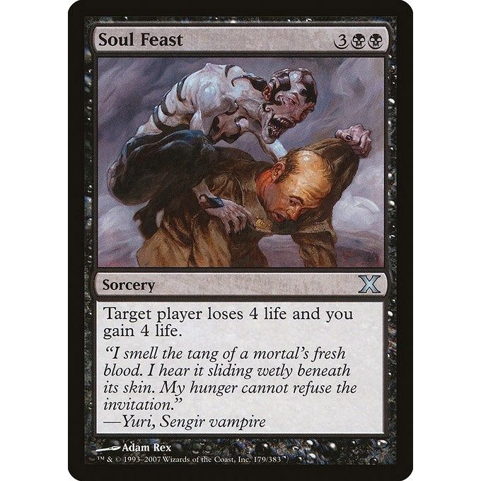 Image for Soul Feast (179) (10E) - Magic: The Gathering