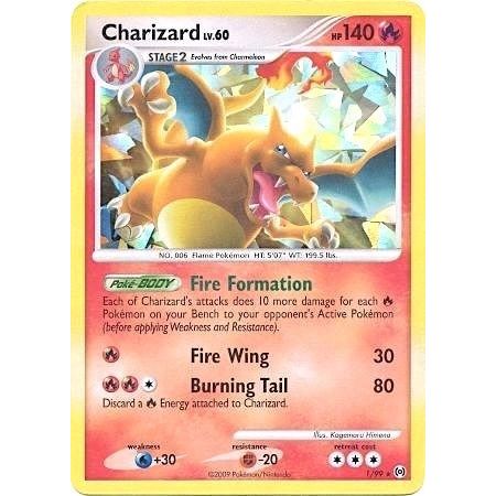 Image for Charizard - 1/99 (Cracked Ice Holo) (001/099) (MCAP) - Pokemon
