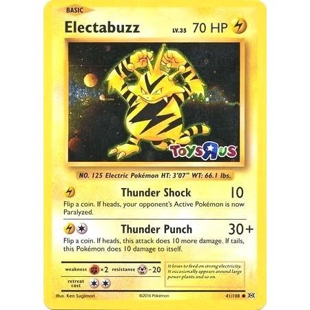 Image for Electabuzz - 41/108 (Toys R Us Promo) (041/108) (MCAP) - Pokemon