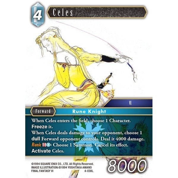 Image for Celes (4-038L) (OP4) - Final Fantasy TCG