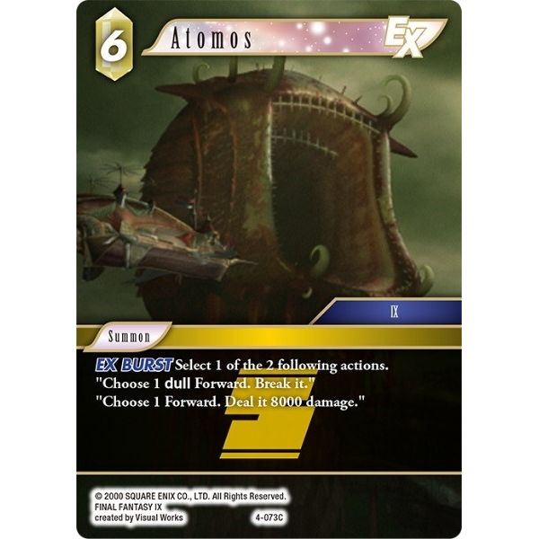 Image for Atomos EX (4-073C) (OP4) - Final Fantasy TCG