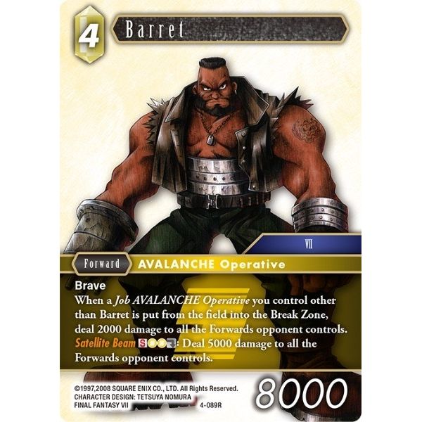 Image for Barret (4-089R) (OP4) - Final Fantasy TCG