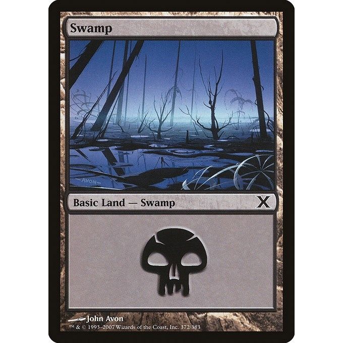 Image for Swamp (372) (372) (10E) - Magic: The Gathering