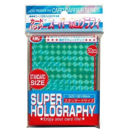 Image for KMC Card Barrier - Super Holography - Green (60-Pack) - Card Sleeves