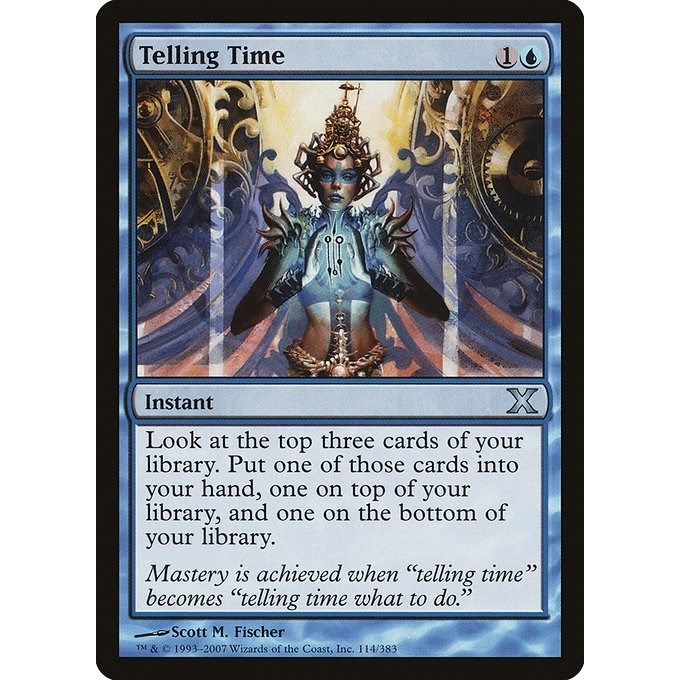Image for Telling Time (114) (10E) - Magic: The Gathering