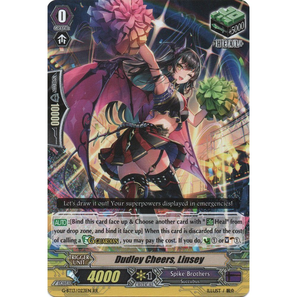 Image for Dudley Cheers, Linsey (G-BT13/023EN) (G-BT13) - Cardfight Vanguard