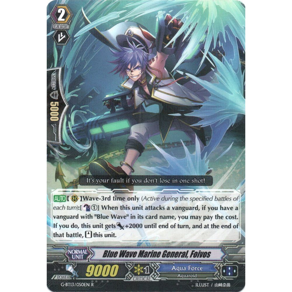 Image for Blue Wave Marine General, Foivos (G-BT13/050EN) (G-BT13) - Cardfight Vanguard