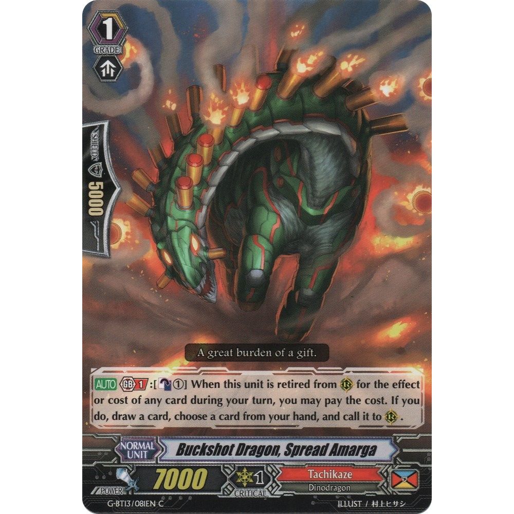 Image for Buckshot Dragon, Spread Amarga (G-BT13/081EN) (G-BT13) - Cardfight Vanguard