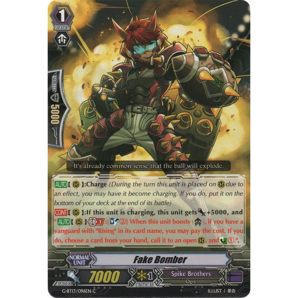 Image for Fake Bomber (G-BT13/096EN) (G-BT13) - Cardfight Vanguard
