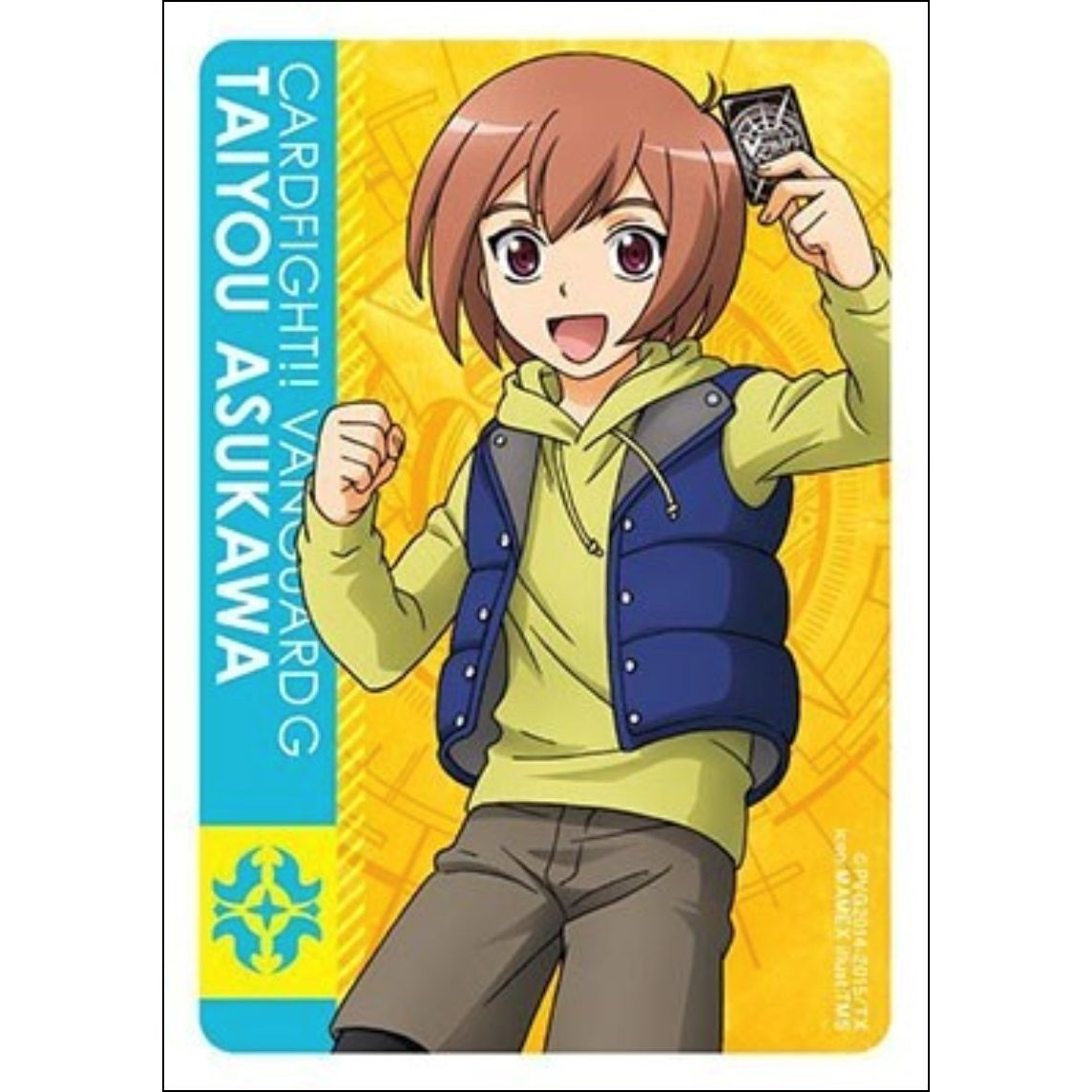 Image for Bushiroad Sleeve Collection Mini Vol.203 Cardfight!! Vanguard: Taiyou Asukawa (70-Pack) - Card Sleeves