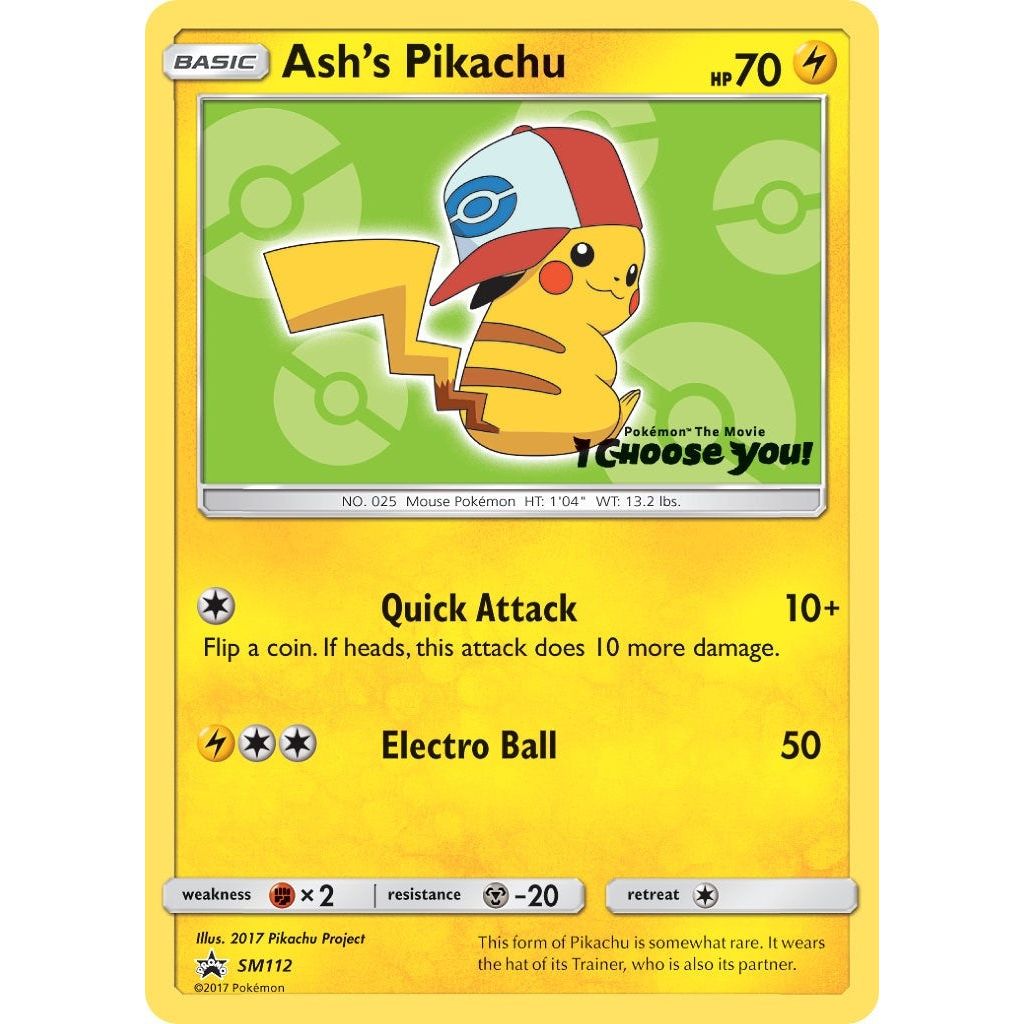 Image for Ash's Pikachu - SM112 (SM112) (SMP) - Pokemon