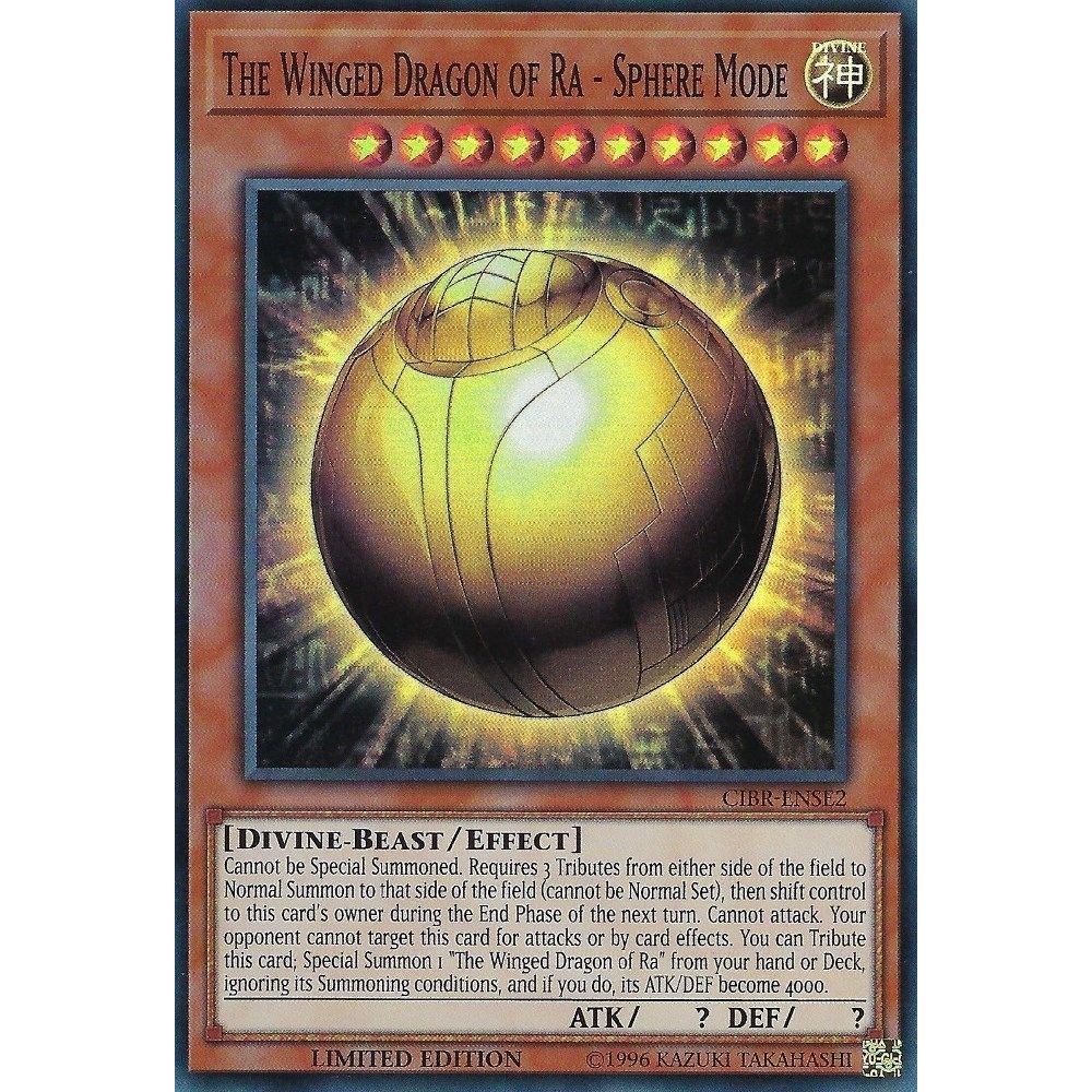 Image for The Winged Dragon of Ra - Sphere Mode (CIBR-ENSE2) (CIBR) - YuGiOh