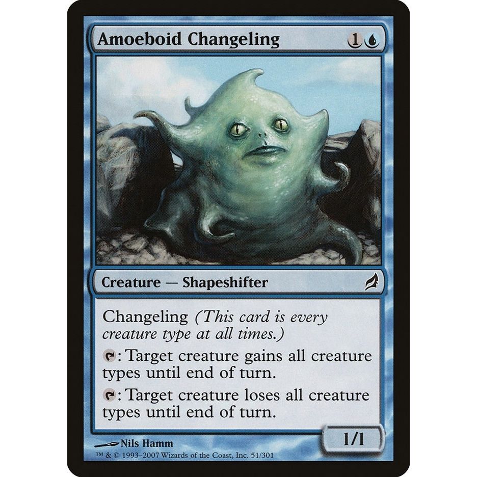 Image for Amoeboid Changeling (51) (LRW) - Magic: The Gathering