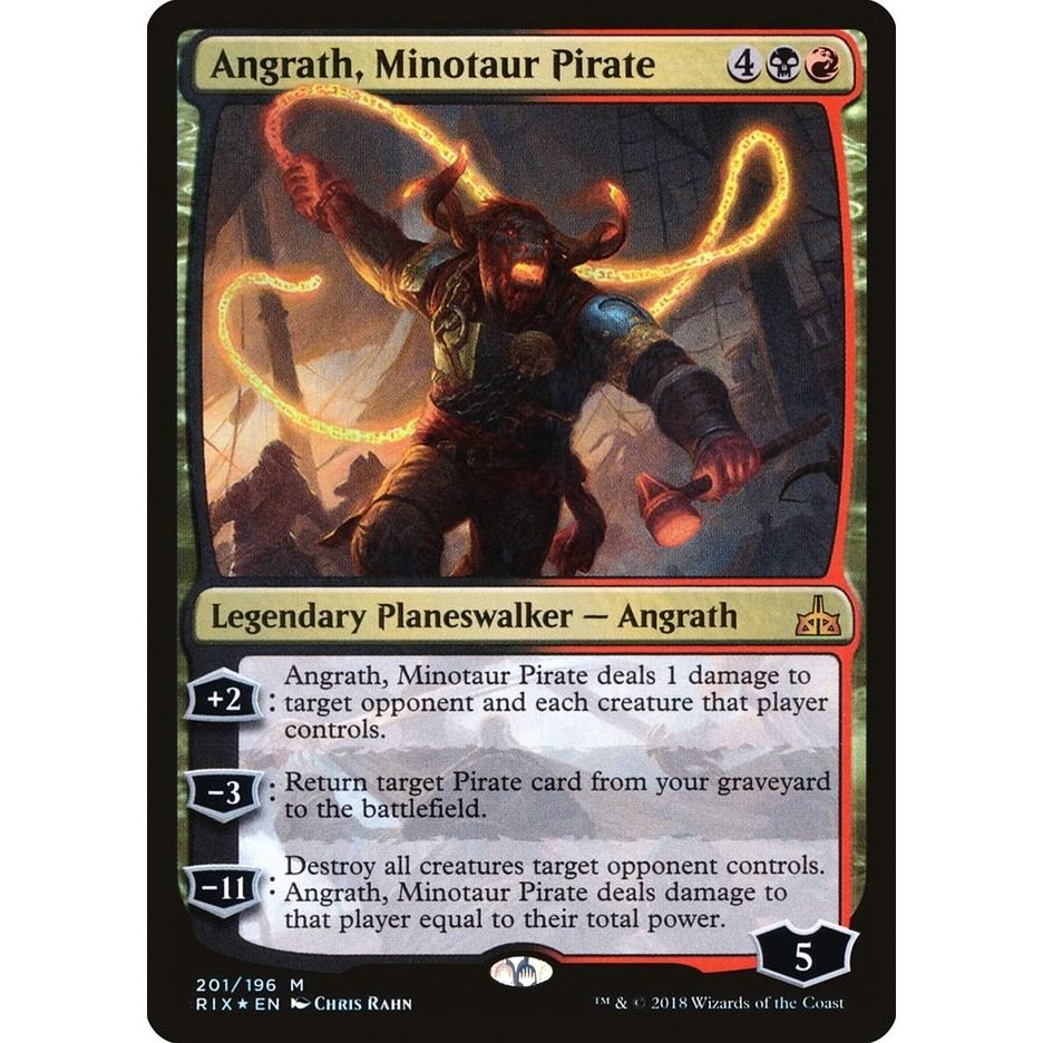 Image for Angrath, Minotaur Pirate (201) (RIX) - Magic: The Gathering