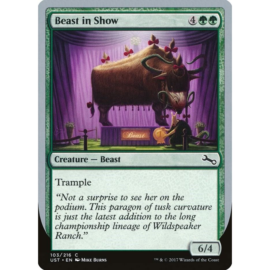 Image for Beast in Show (D) (103) (UST) - Magic: The Gathering