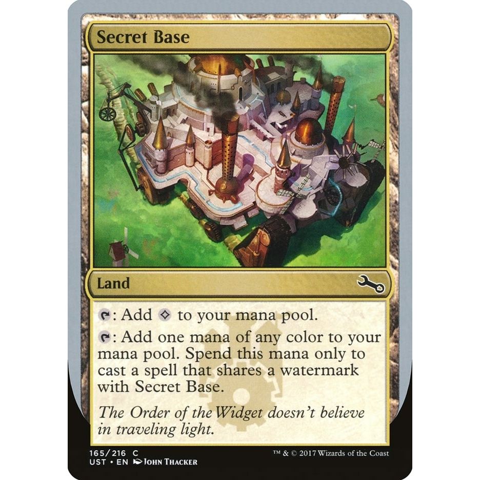 Image for Secret Base (A) (165) (UST) - Magic: The Gathering