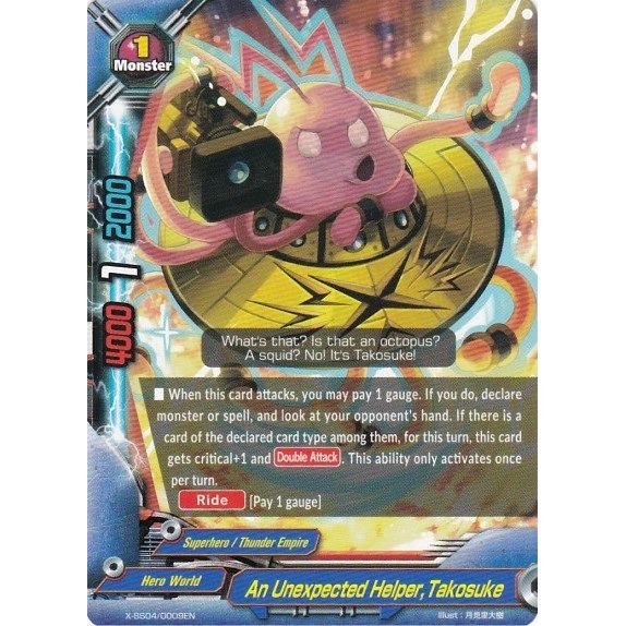 Image for An Unexpected Helper, Takosuke (X-SS04/0009EN) (XSS04) - Future Card BuddyFight