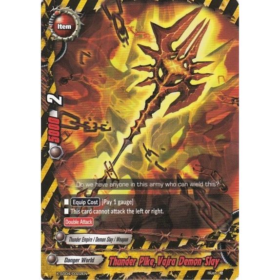 Image for Thunder Pike, Vajra Demon Slay (X-SS04/0022EN) (XSS04) - Future Card BuddyFight