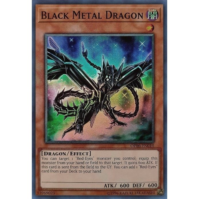 Image for Black Metal Dragon (OP06-EN010) (OP06) - YuGiOh