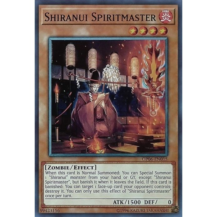 Image for Shiranui Spiritmaster (OP06-EN015) (OP06) - YuGiOh