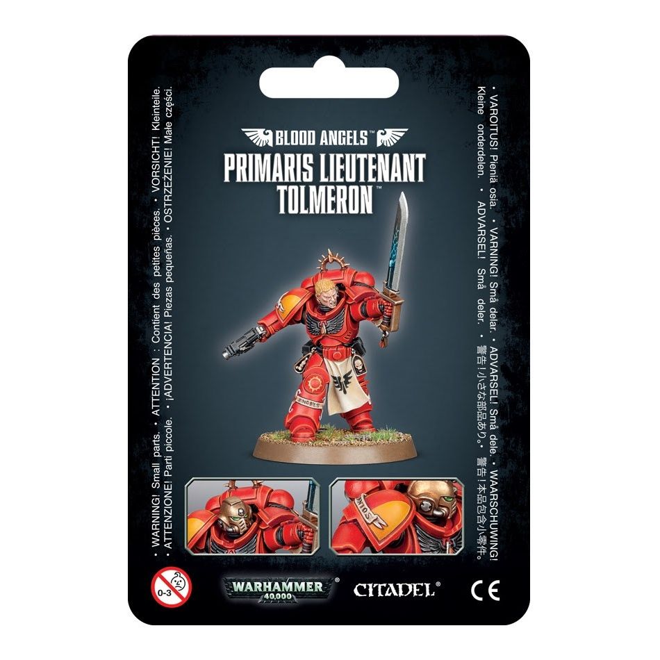 Image for Warhammer: 40K - Blood Angels - Primaris Lieutenant Tolmeron - Warhammer Clampacks
