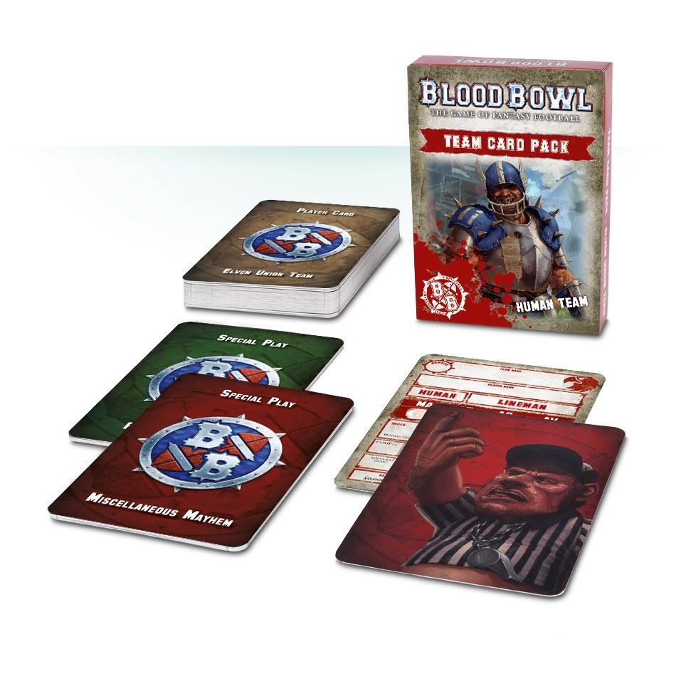 Image for Blood Bowl: Human Team Card Pack - Warhammer Game Accessories