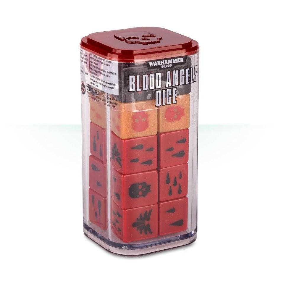 Image for Warhammer: 40K - Blood Angels Dice (20-Pack) - Warhammer Game Accessories