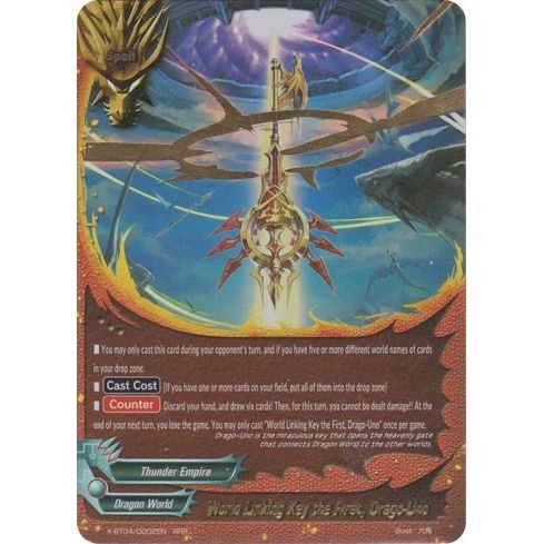Image for World Linking Key the First, Drago-Uno (X-BT04/0002EN) (X-BT04) - Future Card BuddyFight