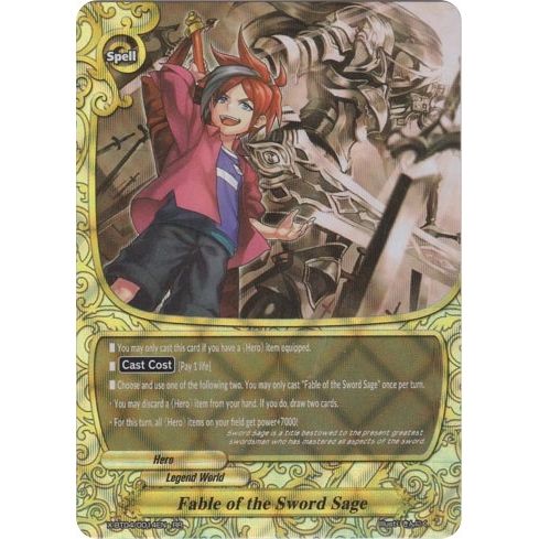 Image for Fable of the Sword Sage (X-BT04/0014EN) (X-BT04) - Future Card BuddyFight