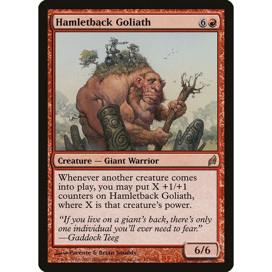 Image for Hamletback Goliath (173) (LRW) - Magic: The Gathering