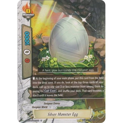 Image for Silver Monster Egg (X-BT04/0053EN) (X-BT04) - Future Card BuddyFight