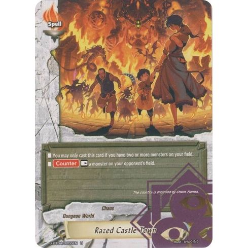 Image for Razed Castle Town (X-BT04/0055EN) (X-BT04) - Future Card BuddyFight