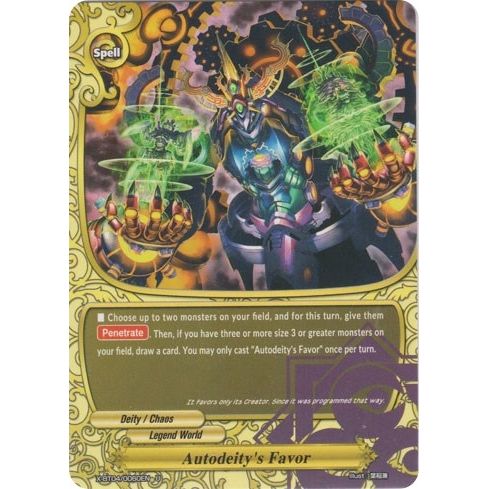 Image for Autodeity's Favor (X-BT04/0060EN) (X-BT04) - Future Card BuddyFight