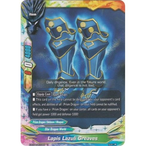 Image for Lapis Lazuli Greaves (X-BT04/0072EN) (X-BT04) - Future Card BuddyFight