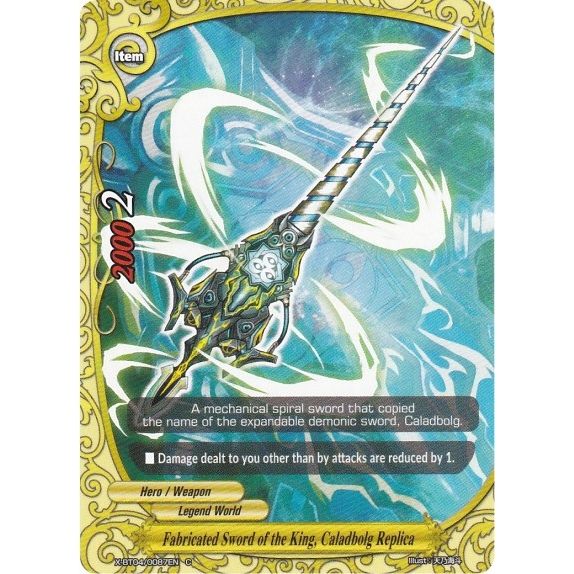 Image for Fabricated Sword of the King, Caladbolg Replica (X-BT04/0087EN) (X-BT04) - Future Card BuddyFight