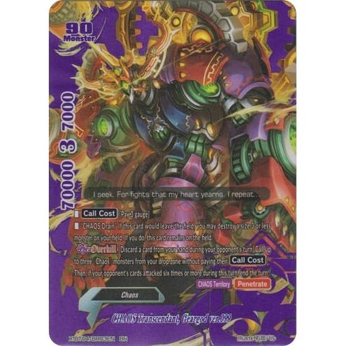 Image for CHAOS Transcendant, Geargod ver.099 (BR) (X-BT04/BR03EN) (X-BT04) - Future Card BuddyFight